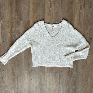 White Free People Sweater size S
